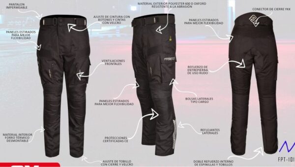 PANTALON PARA MOTO