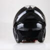 CASCO ABATIBLE NEGRO BRILLOSO