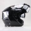 CASCO ABATIBLE NEGRO BRILLOSO