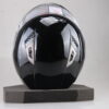 CASCO ABATIBLE NEGRO BRILLOSO