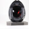 CASCO ABATIBLE NEGRO BRILLOSO