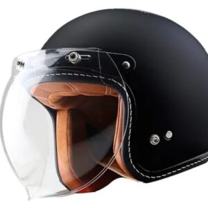 CASCO 3/4 NEGRO CON VICERA