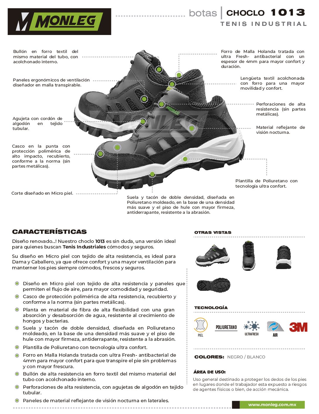 TENIS INDUSTRIAL, COMODO , SEGURO Y LIGERO - Imagen 8